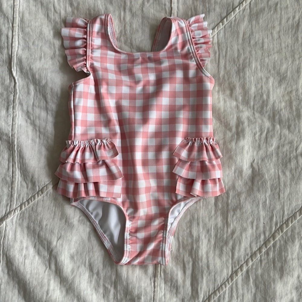 Baby girl Tucker & Tate swim suit. Size 6M.